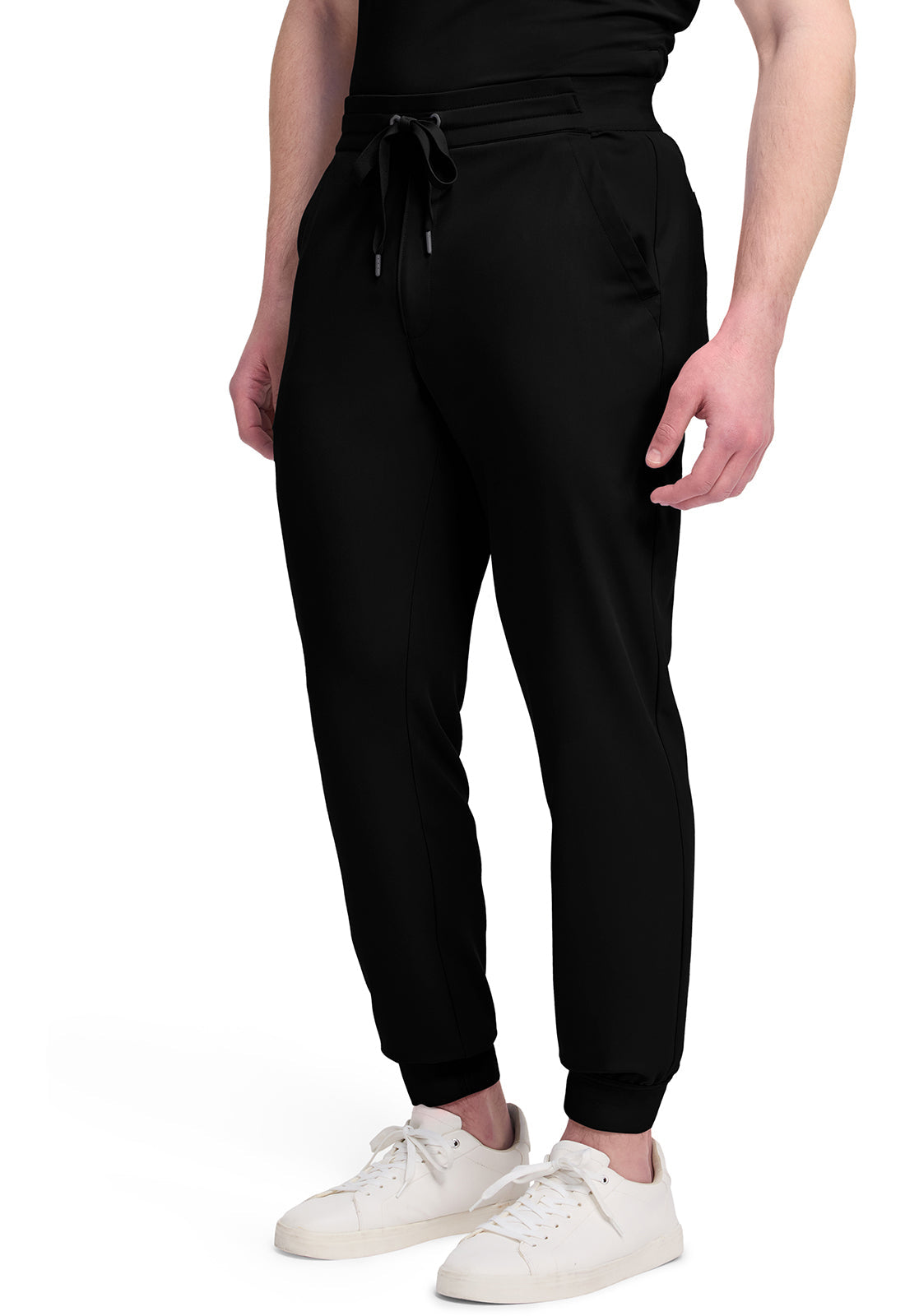 Quest HH157 Men's 5-Pocket Jogger Scrub Pants Black