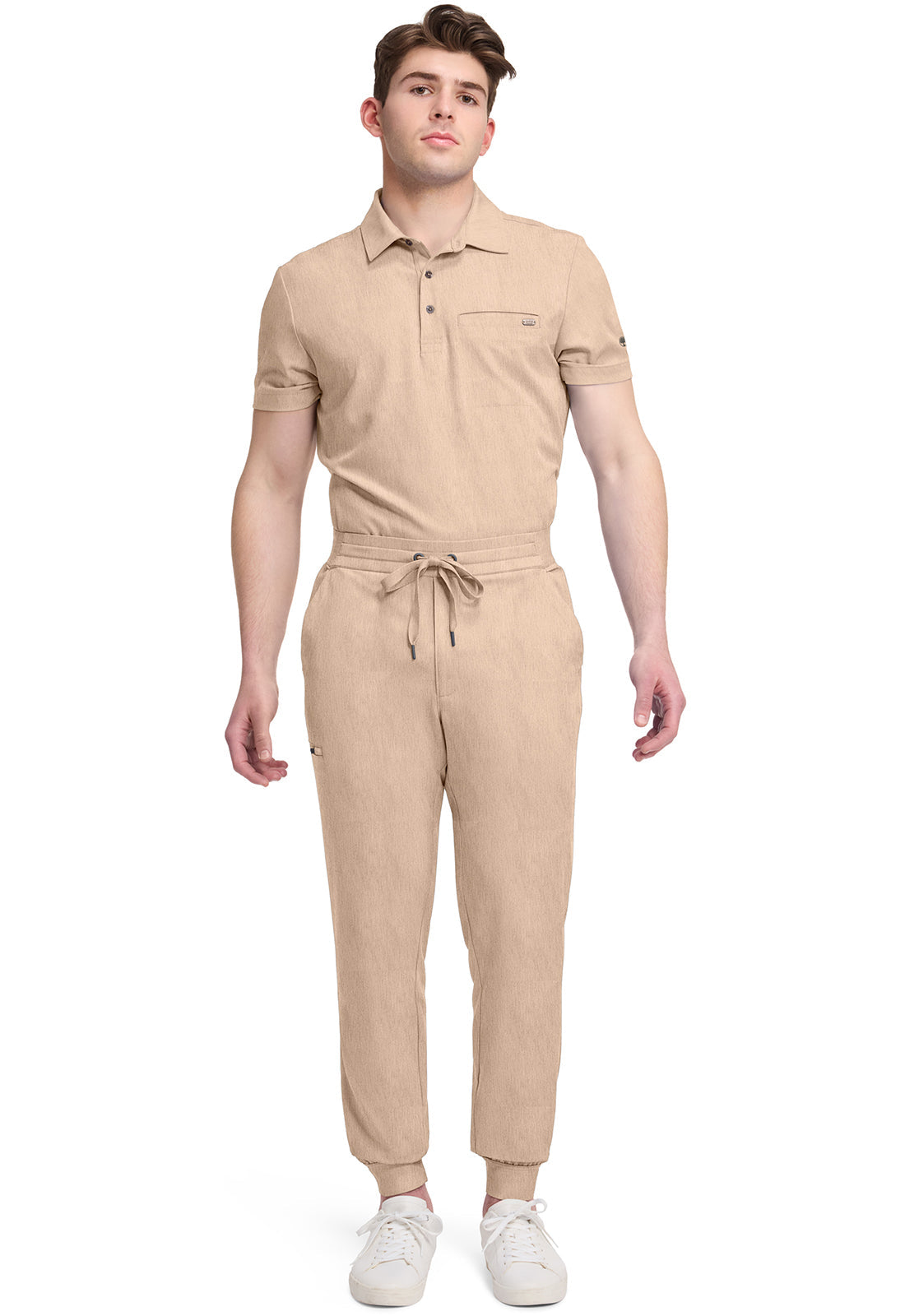 Quest HH157 Men's 5-Pocket Jogger Scrub Pants Desert Taupe