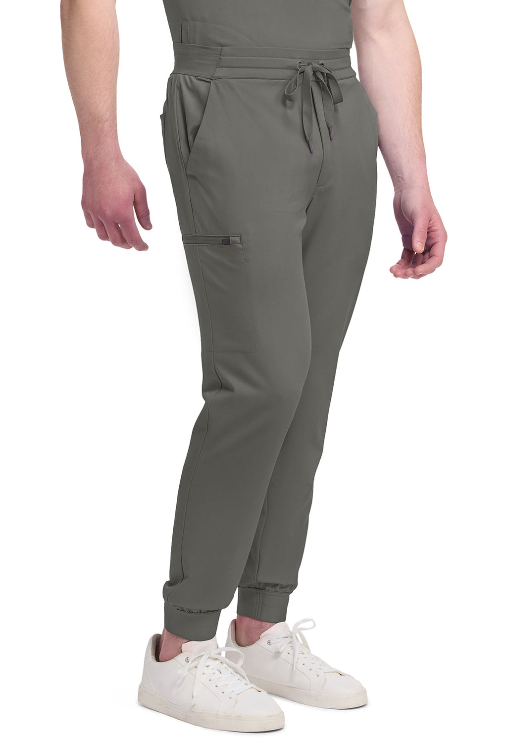 Quest HH157 Men's 5-Pocket Jogger Scrub Pants Pewter