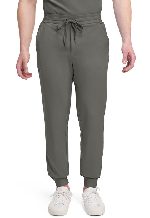 Quest HH157 Men's 5-Pocket Jogger Scrub Pants Pewter