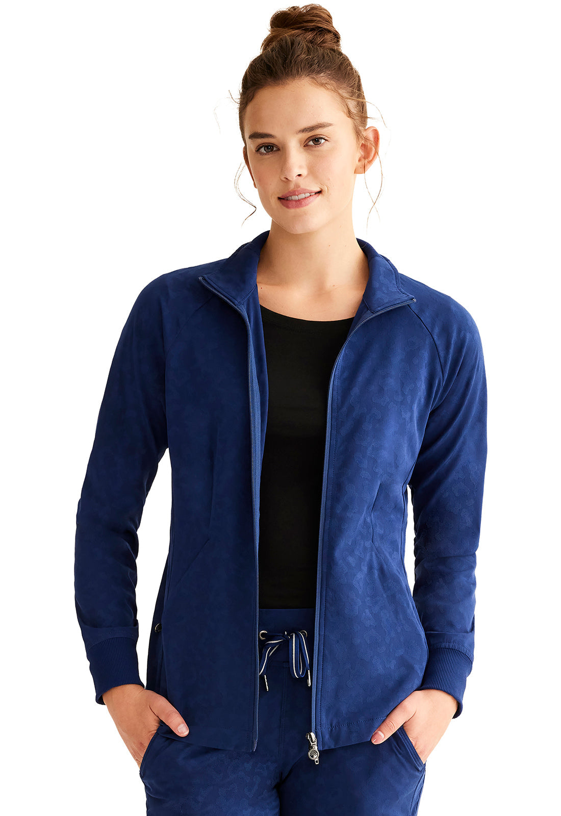 Purple Label Jacquard HH301 Women's Devon Jacket Navy