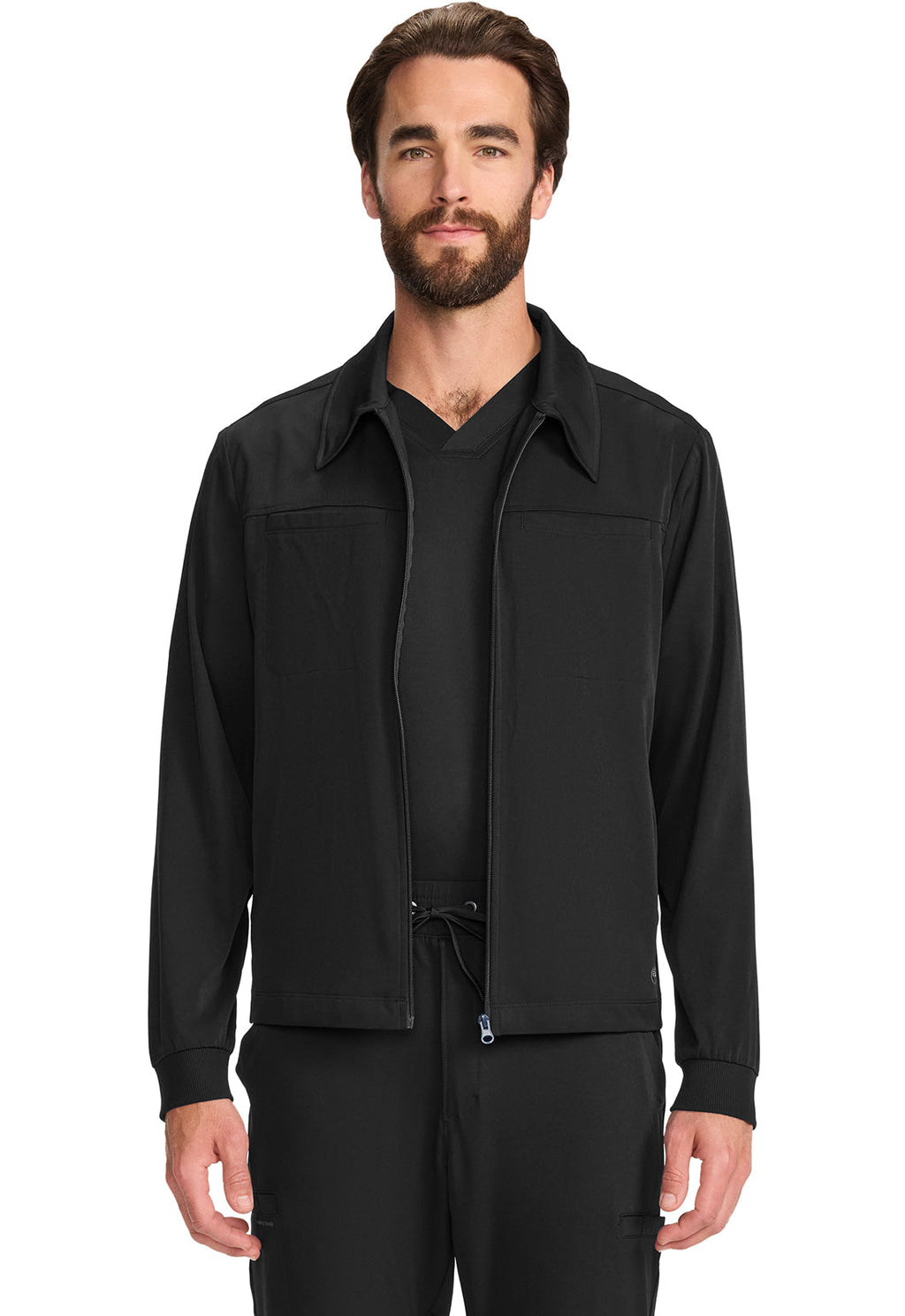 HH Works Men's Zip Front Jacket Black