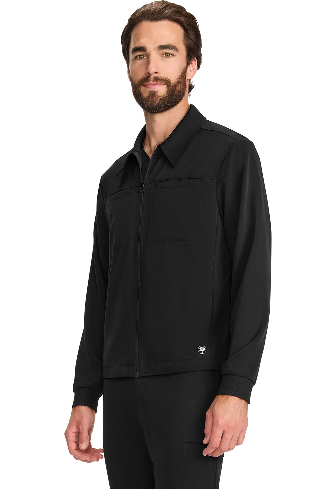 HH Works Men's Zip Front Jacket Black
