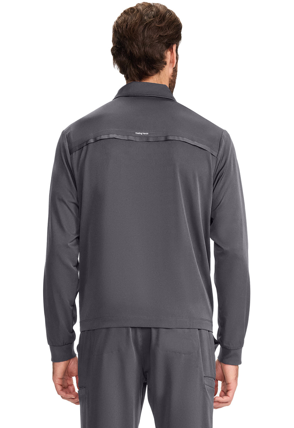 HH Works HH322 Men's Zip Front Jacket Pewter