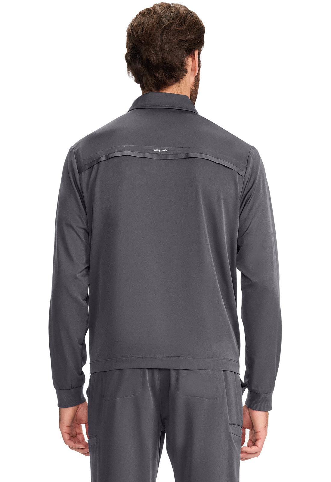 HH Works HH322 Men's Zip Front Jacket Pewter