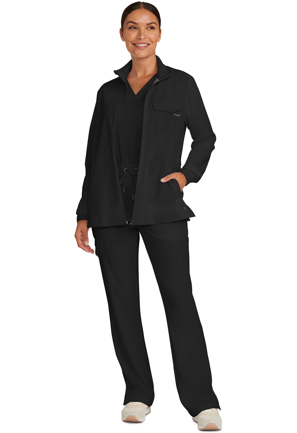 Quest HH360 Women's Zip Front Utility Jacket Black