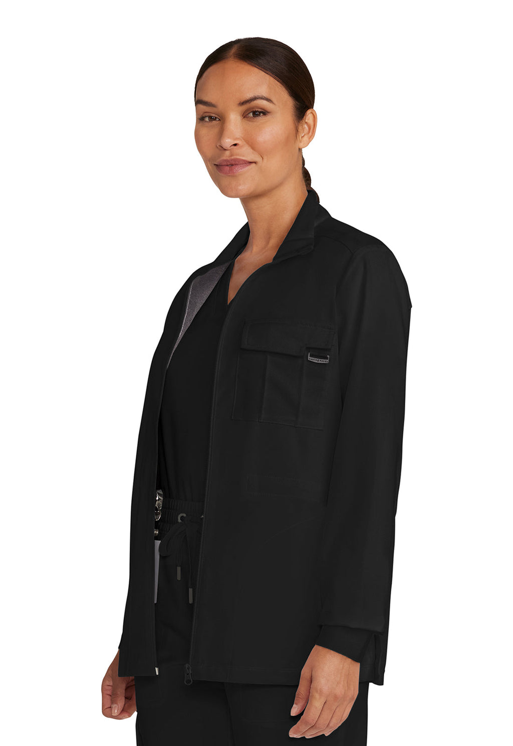 Quest HH360 Women's Zip Front Utility Jacket Black