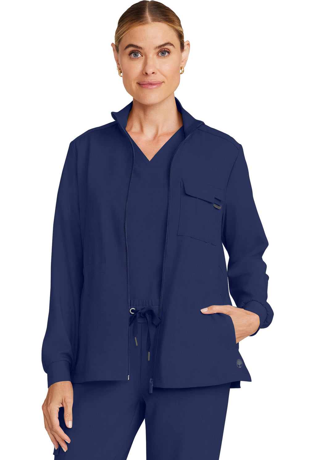 Quest HH360 Women's Zip Front Utility Jacket Navy