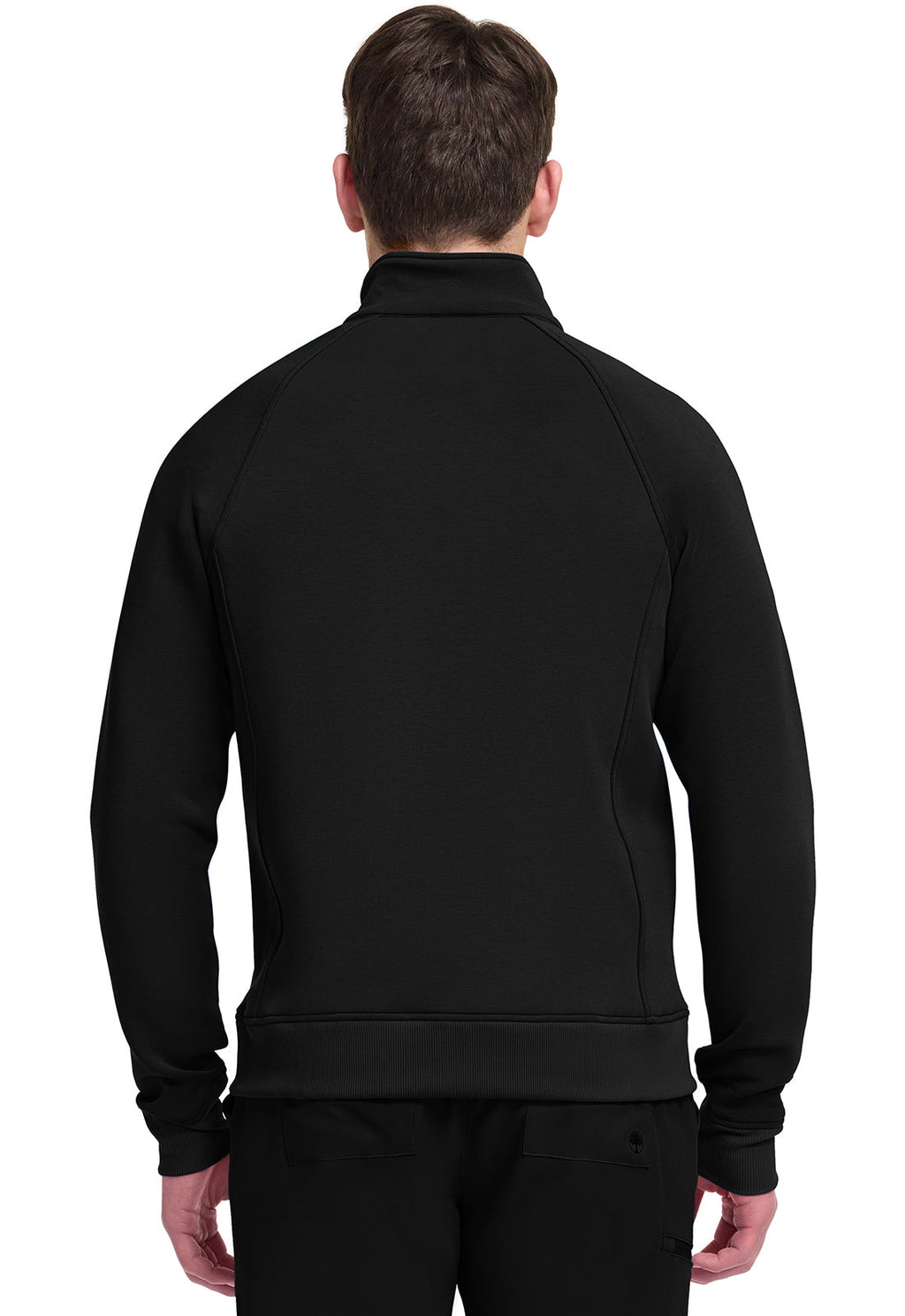 HH Lifestyle HH380F Men's Zip Front Knit Jacket Black