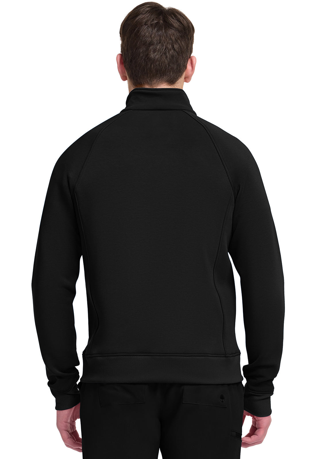 HH Lifestyle HH380F Men's Zip Front Knit Jacket Black