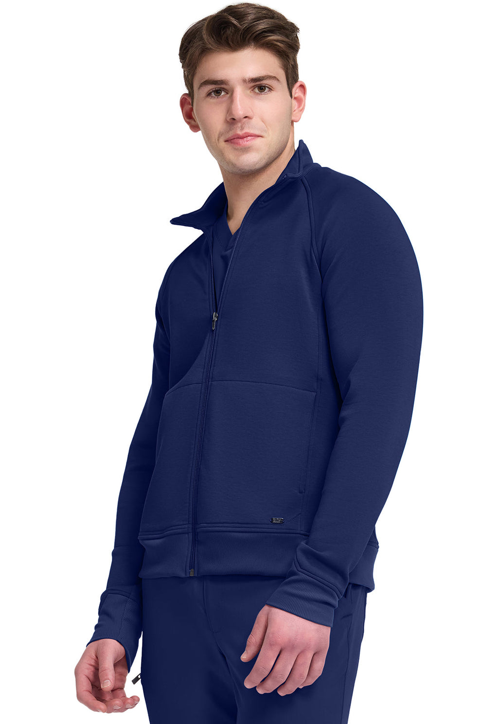HH Lifestyle HH380F Men's Zip Front Knit Jacket Navy