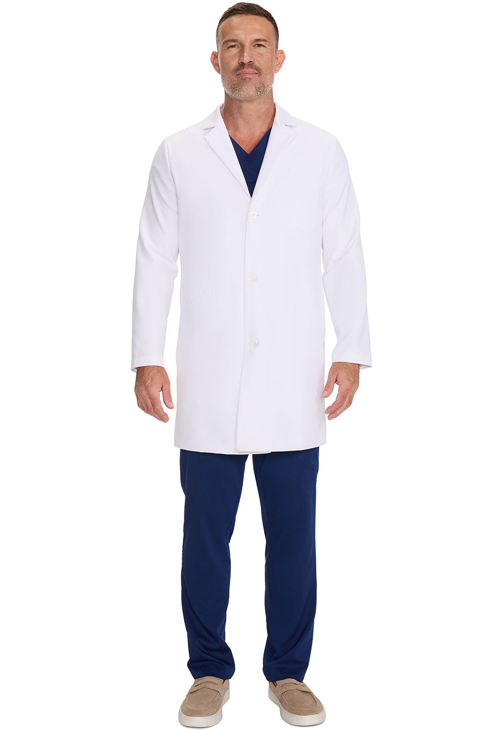 White Coat HH404 Men's 36" Lab Coat White