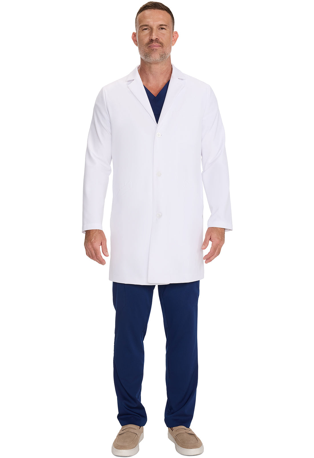 White Coat HH404 Men's 36" Lab Coat White