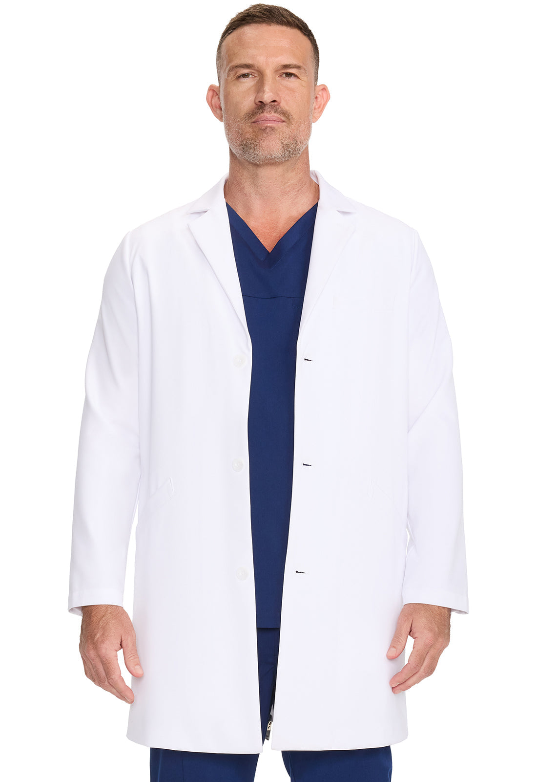 White Coat HH404 Men's 36" Lab Coat White
