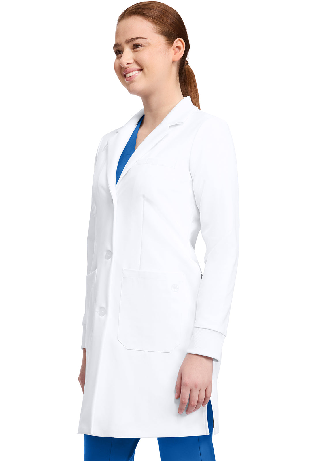 HH White Coat HH405 Womens 6-Pocket Dental Lab Coat White