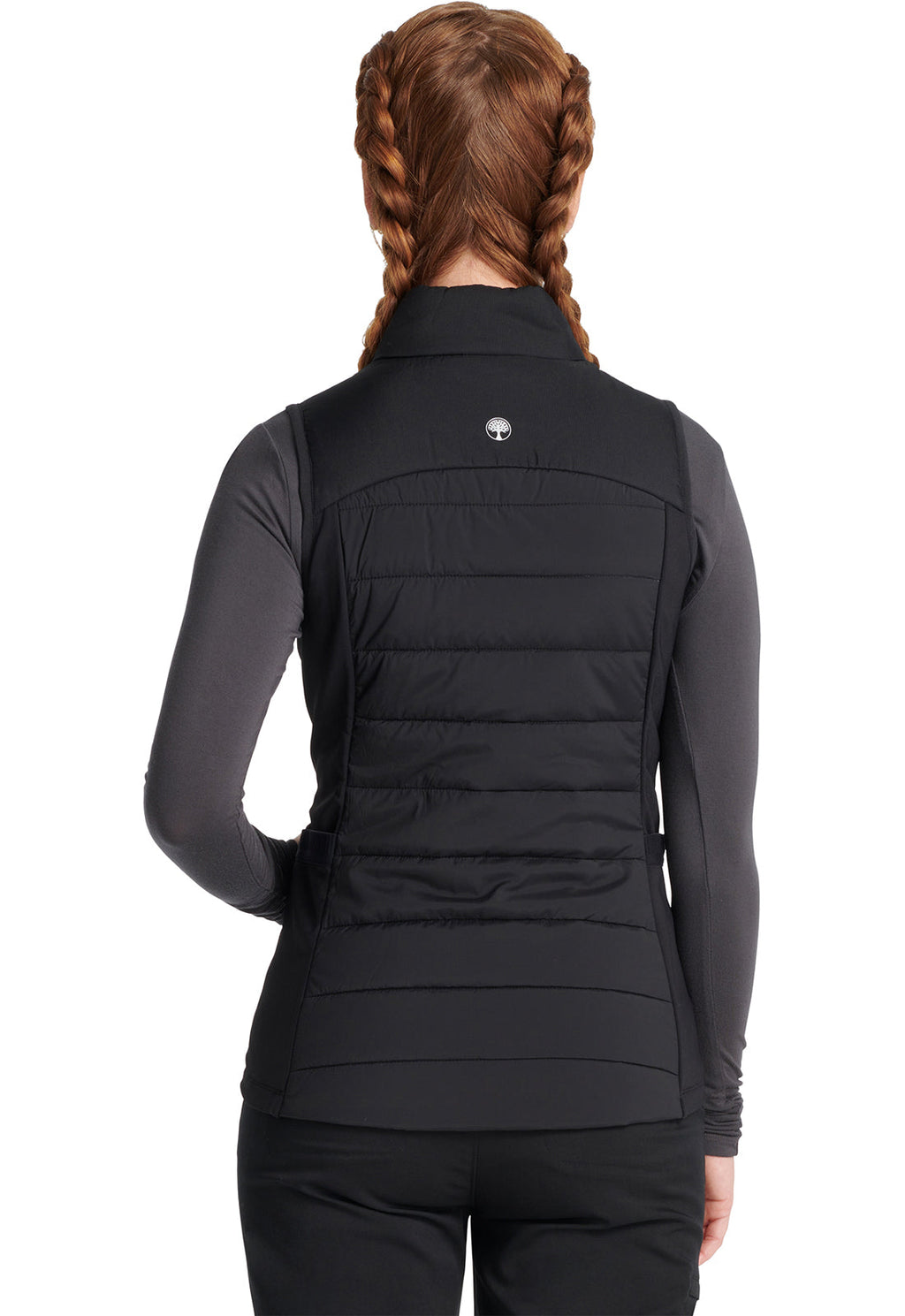 Lifestyle HH500F Women's Khloe Quilted Scrub Vests Black