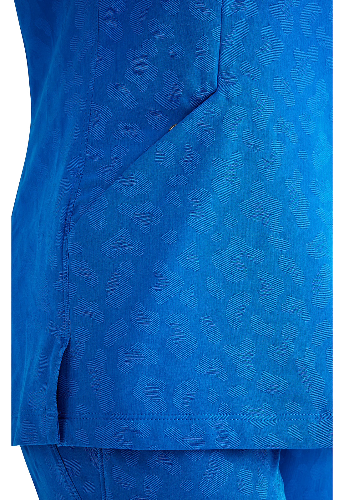 Purple Label Jacquard HH601 Women's Jolie Scrub Top Royal
