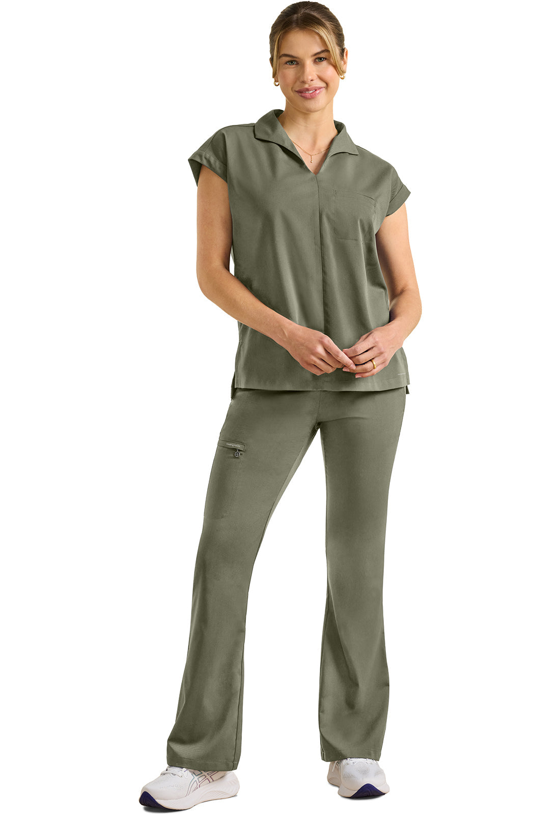 HH Purple Label HH607 Jazz Collared Tuckable Shirt Olive