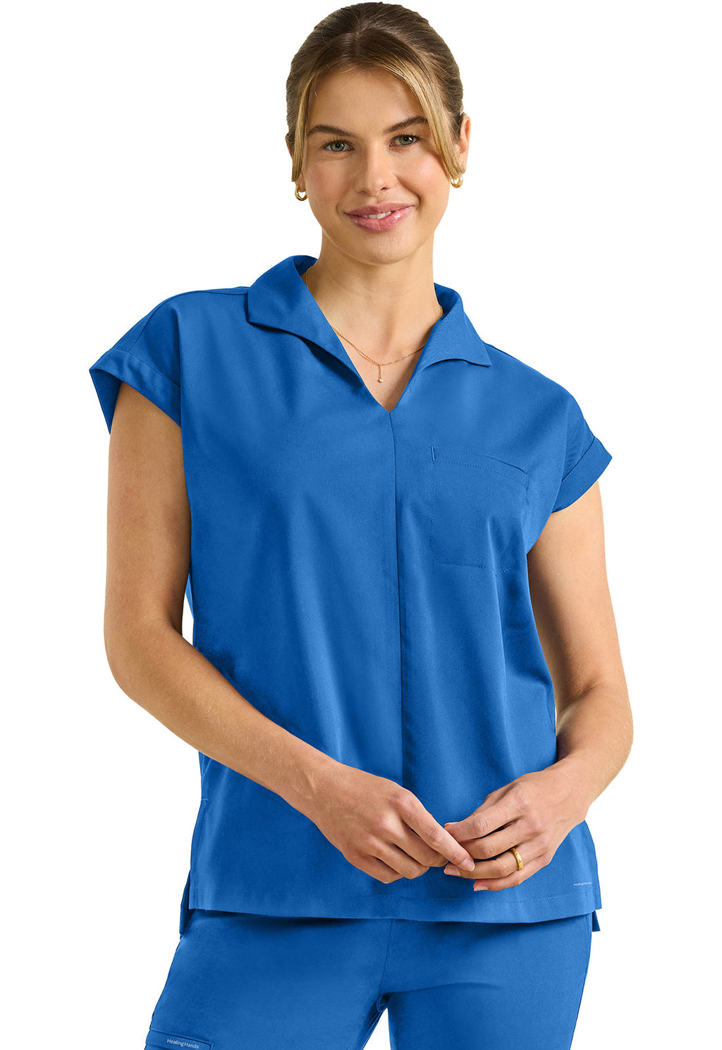 HH Purple Label HH607 Jazz Collared Tuckable Shirt Royal