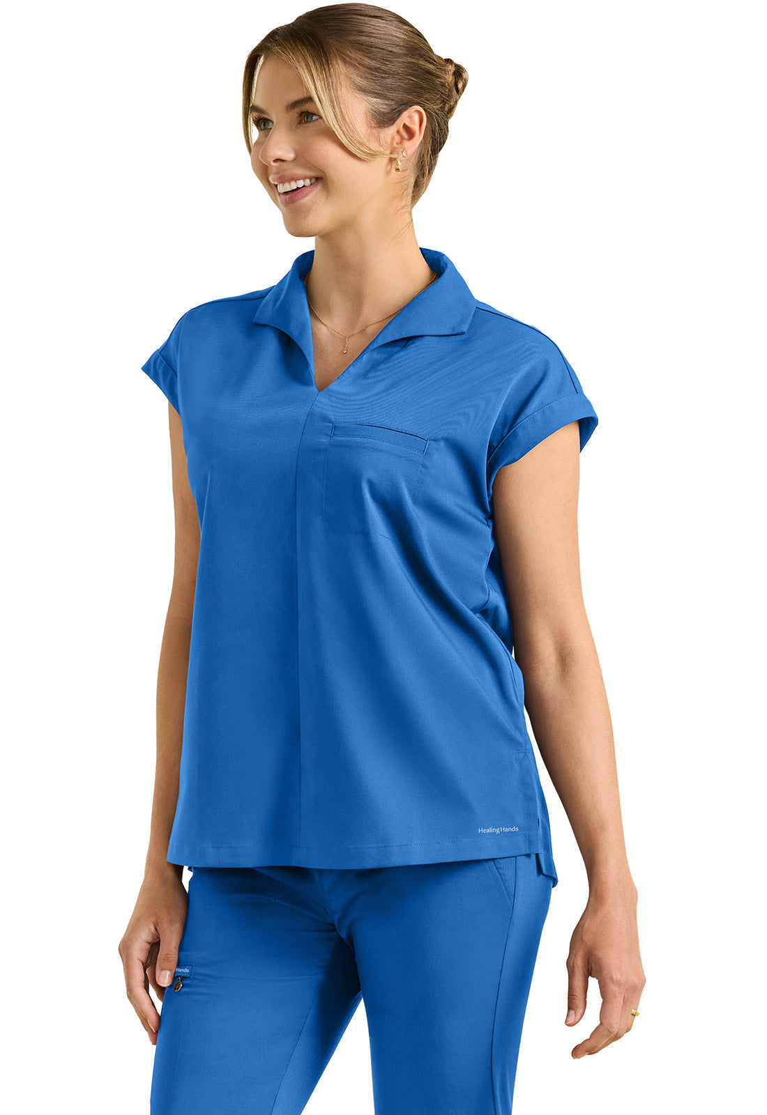 HH Purple Label HH607 Jazz Collared Tuckable Shirt Royal