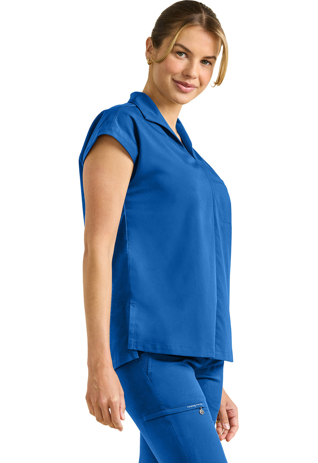 HH Purple Label HH607 Jazz Collared Tuckable Shirt Royal