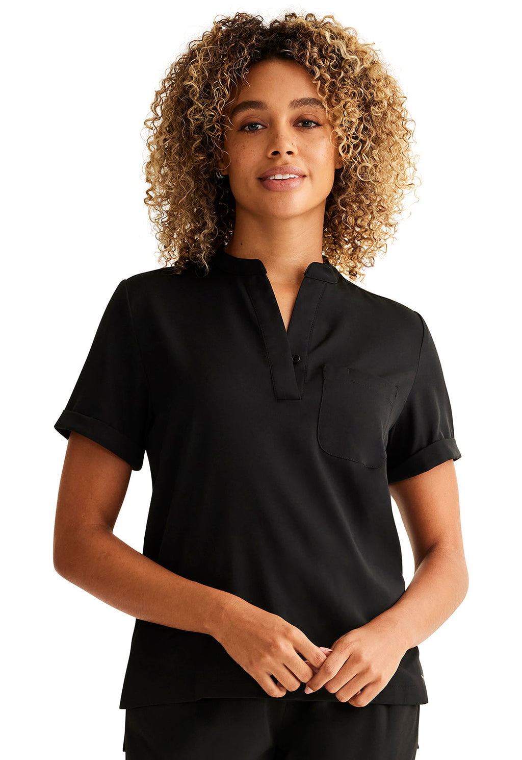 HH Works HH650 Women's Macy Scrub Top Black