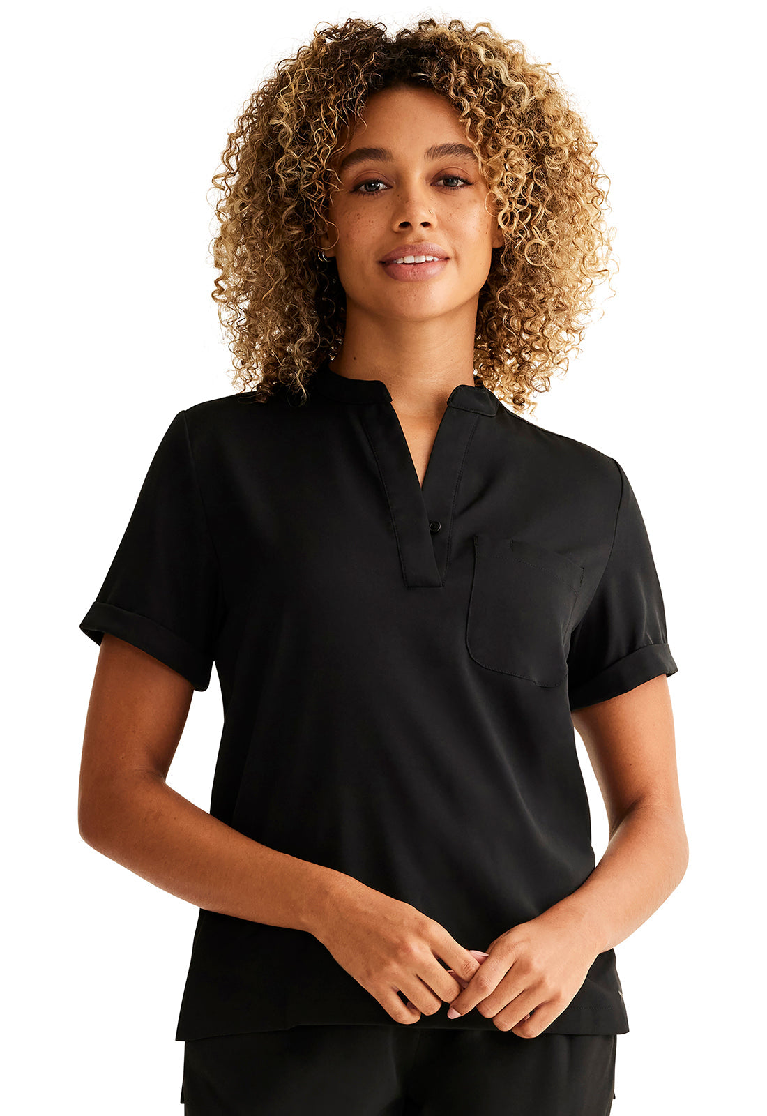 HH Works HH650 Women's Macy Scrub Top Black