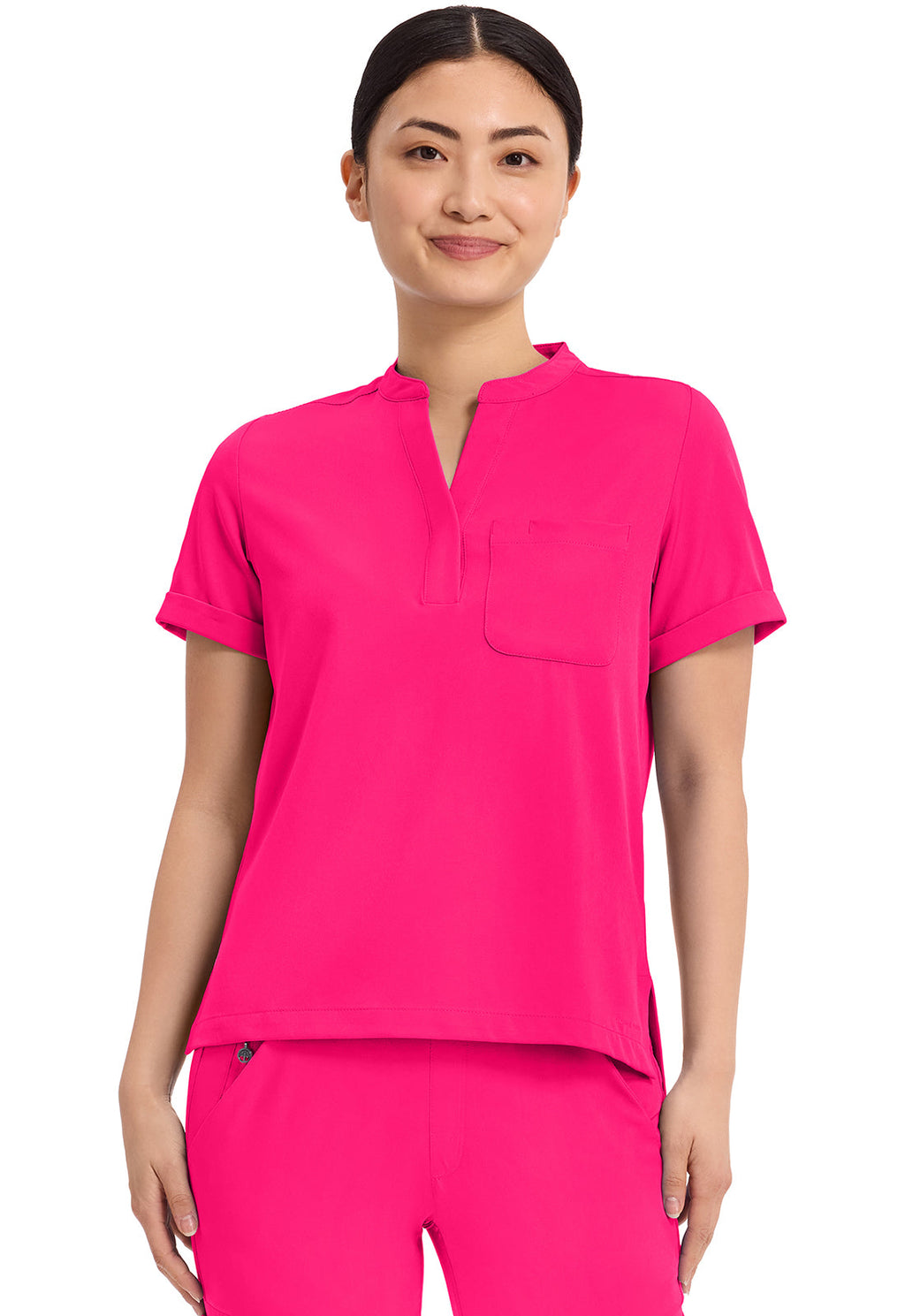 HH Works HH650 Women's Macy Scrub Top Carnation Pink