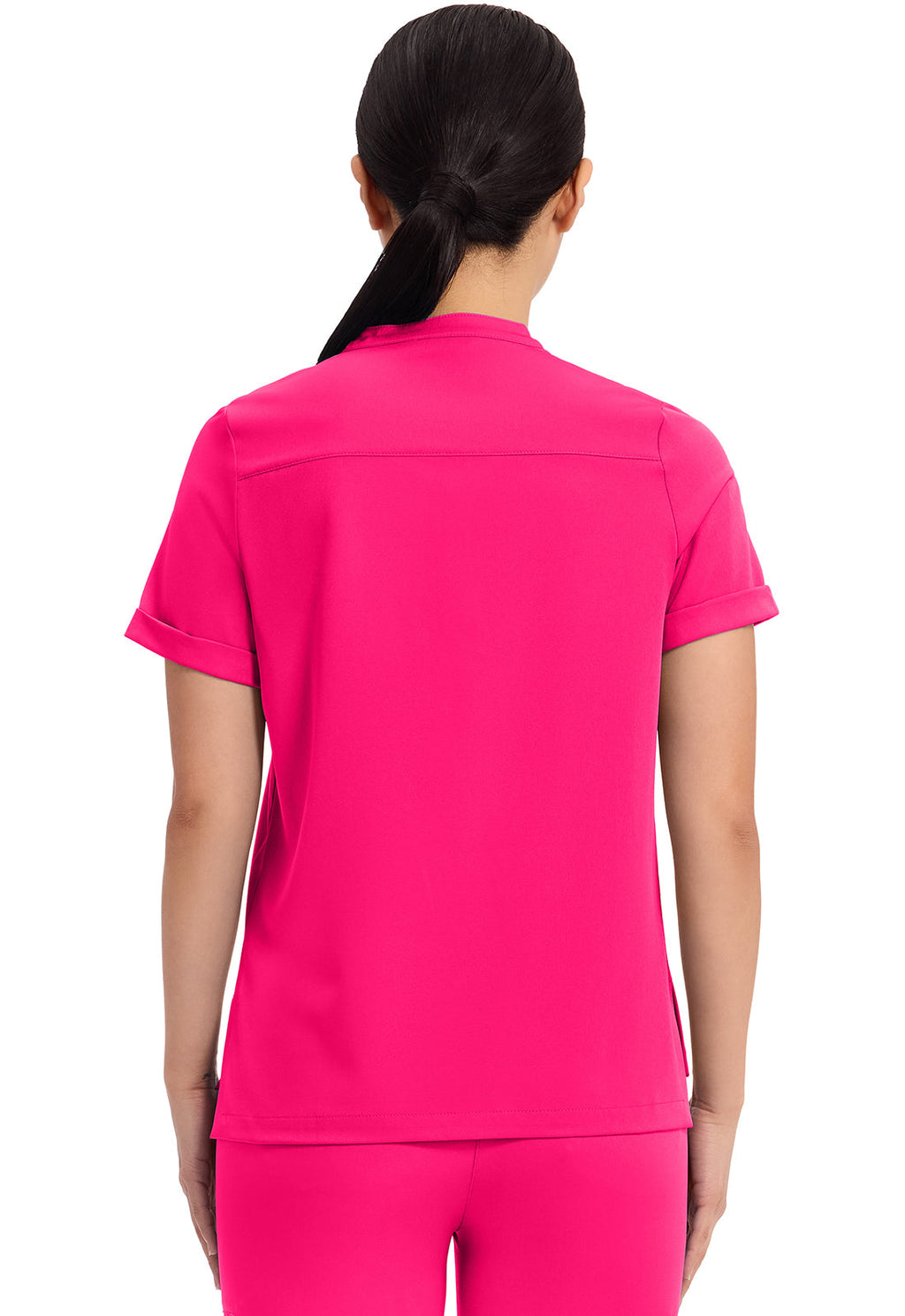 HH Works HH650 Macy 1 Pocket Scrub Top Carnation Pink