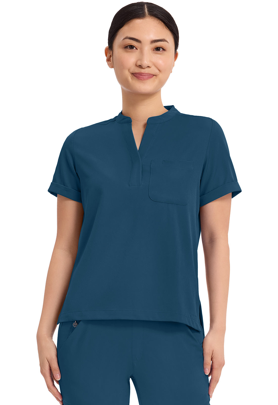 HH Works HH650 Macy 1 Pocket Scrub Top Caribbean