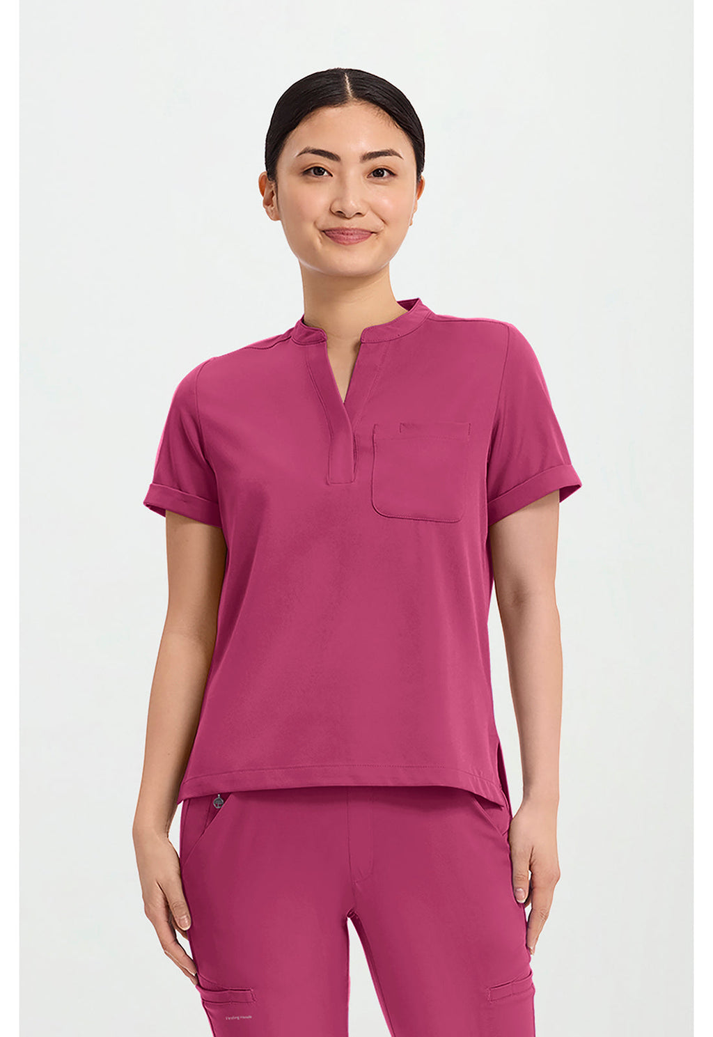 HH Works HH650 Women's Macy Scrub Top Cherry Wine