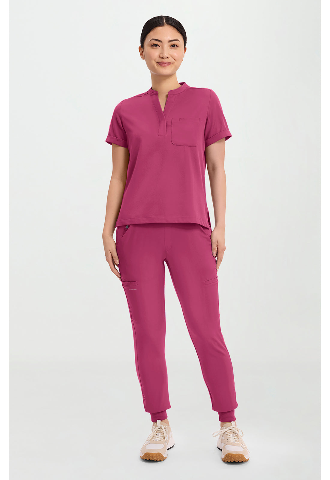 HH Works HH650 Women's Macy Scrub Top Cherry Wine