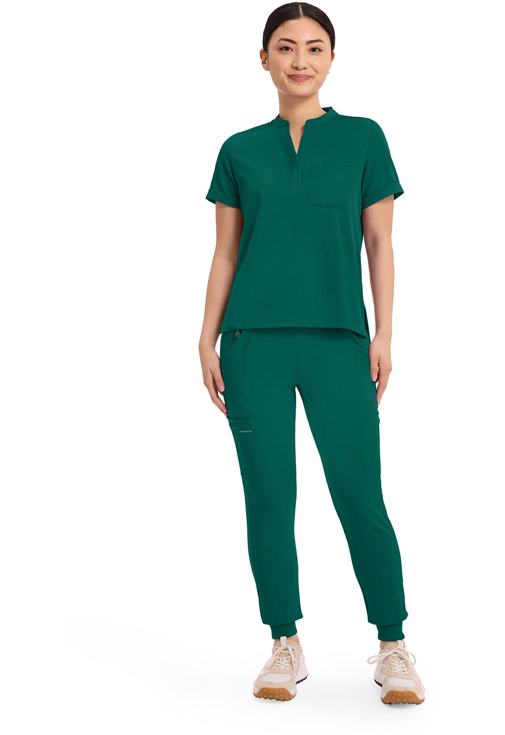 HH Works HH650 Macy 1 Pocket Scrub Top Hunter
