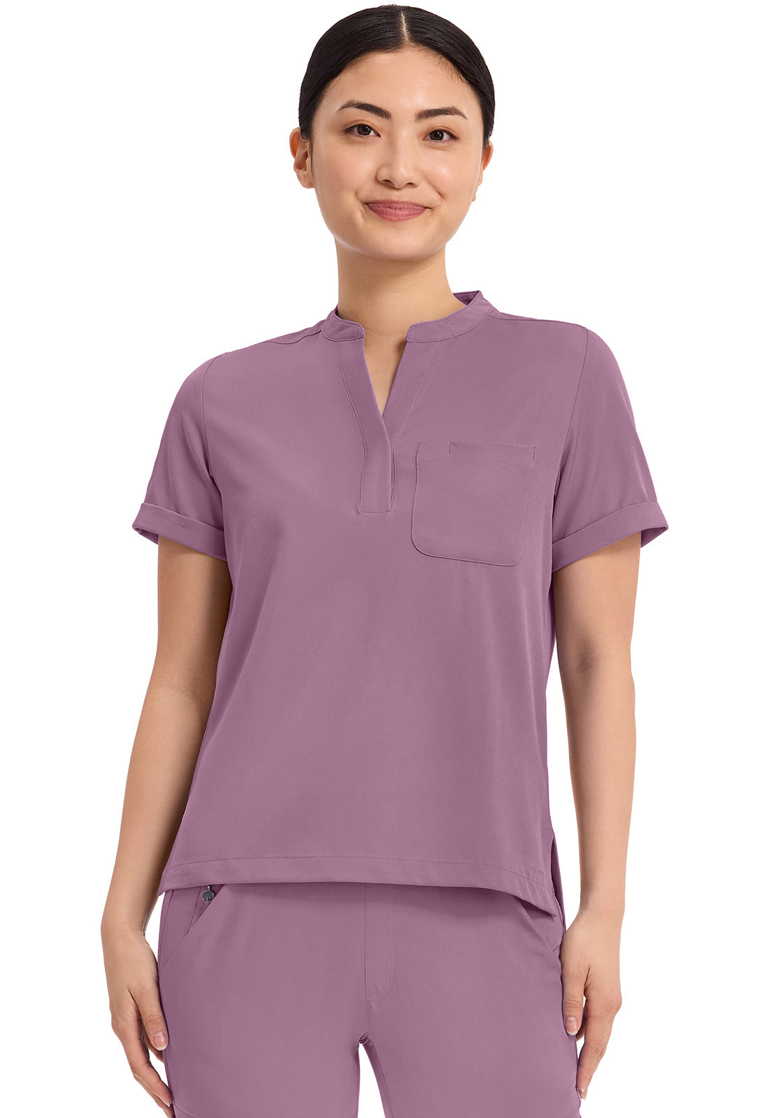 HH Works HH650 Macy 1 Pocket Scrub Top Meta Mauve