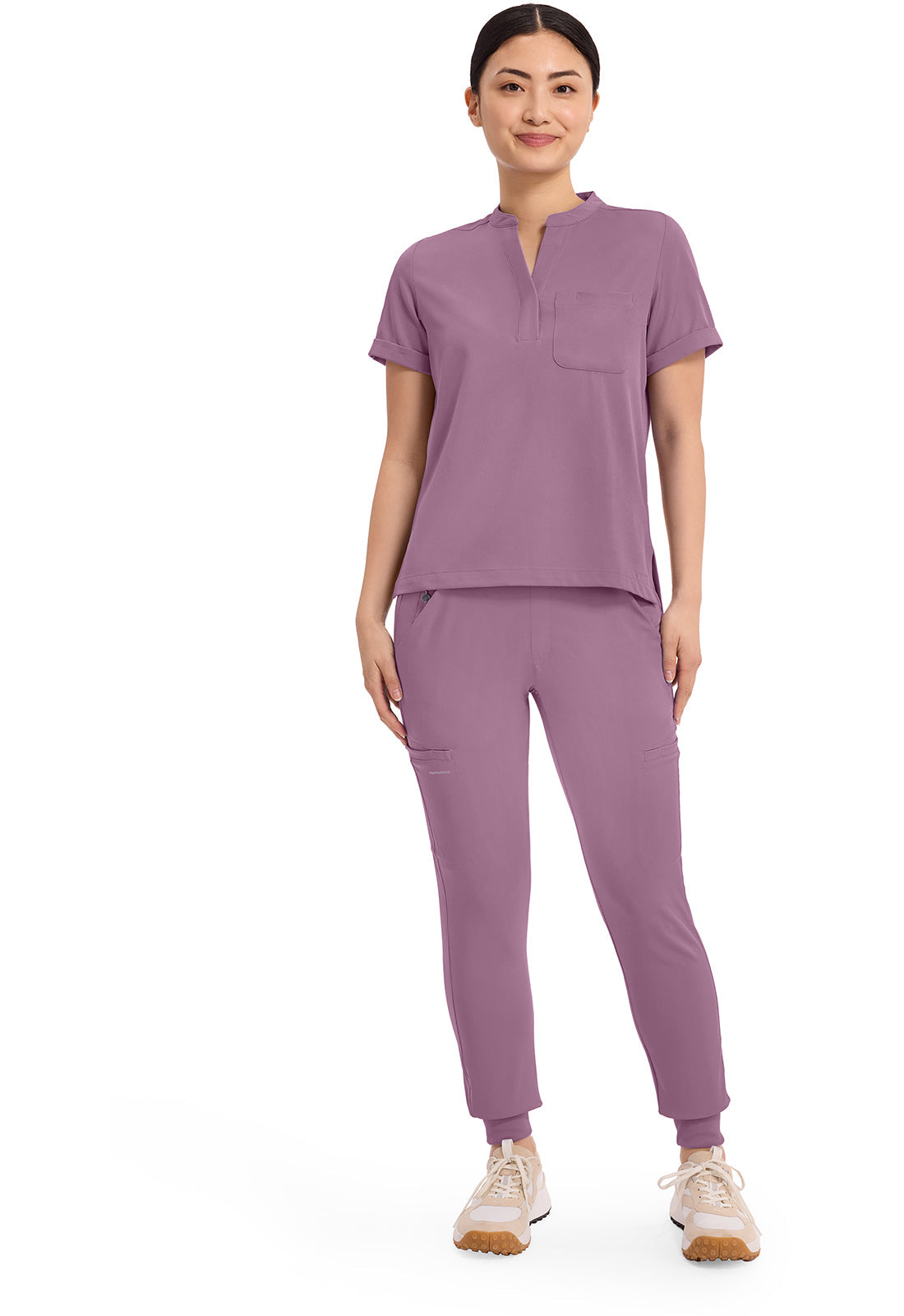 HH Works HH650 Macy 1 Pocket Scrub Top Meta Mauve