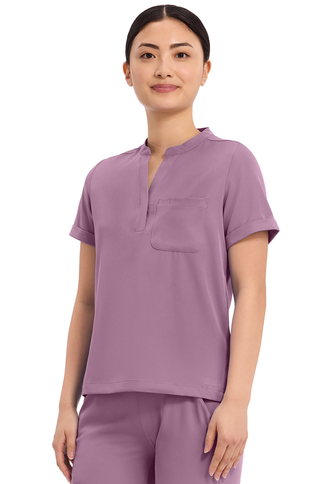 HH Works HH650 Macy 1 Pocket Scrub Top Meta Mauve