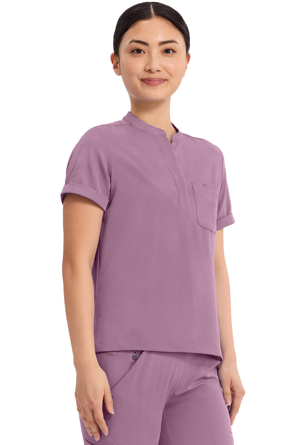 HH Works HH650 Macy 1 Pocket Scrub Top Meta Mauve
