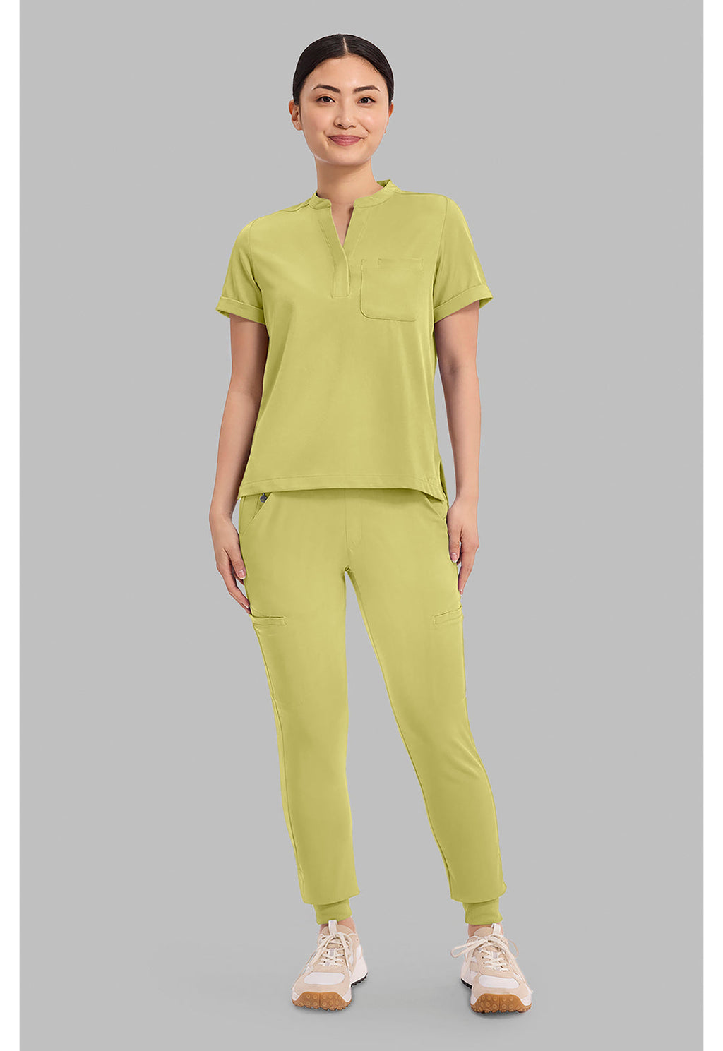 HH Works HH650 Women's Macy Scrub Top Retro Lime