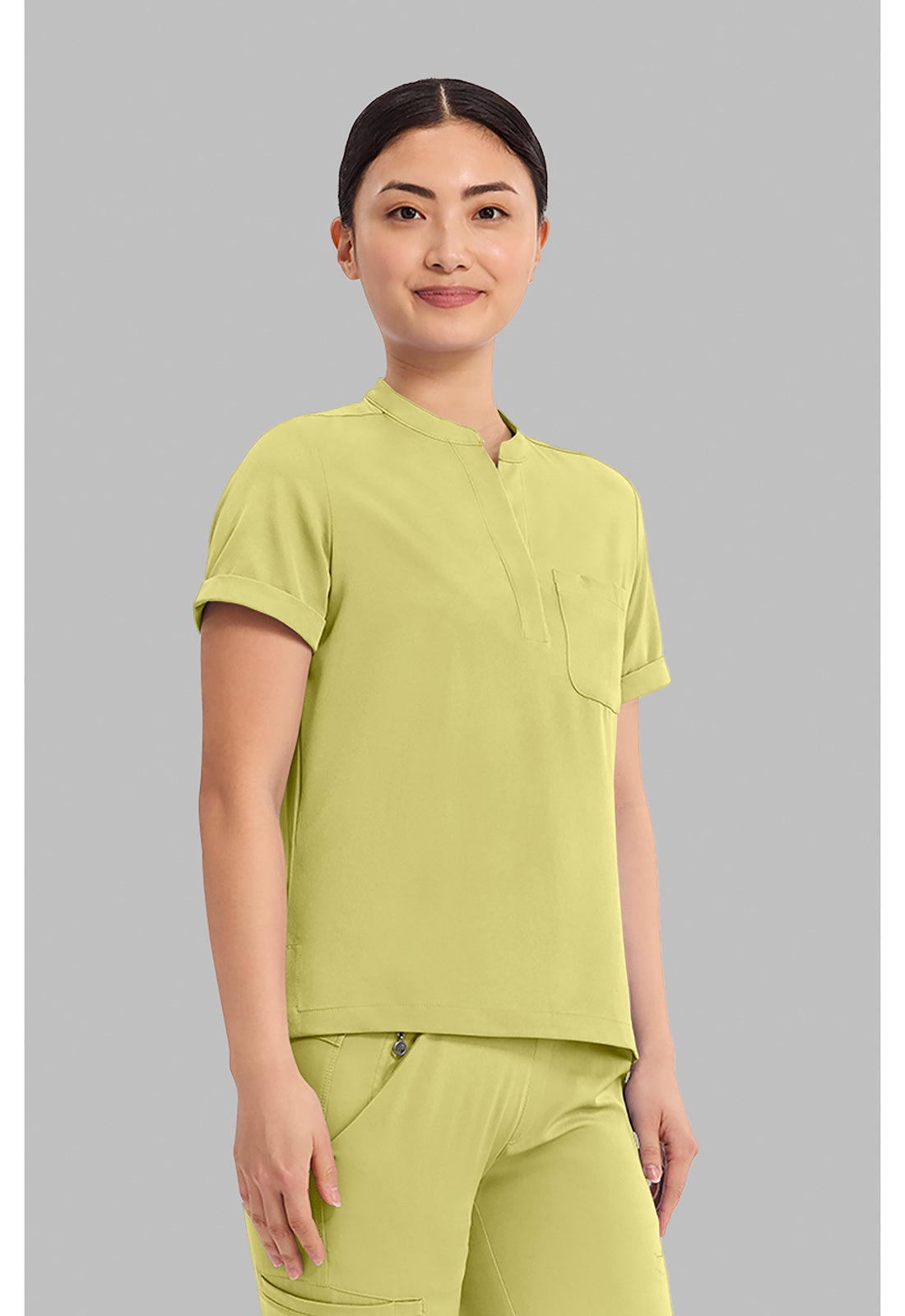 HH Works HH650 Women's Macy Scrub Top Retro Lime