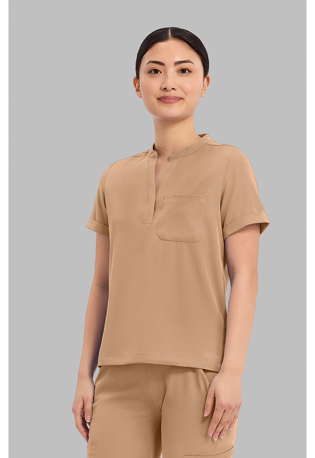 HH Works HH650 Women's Macy Scrub Top Sand Dunes