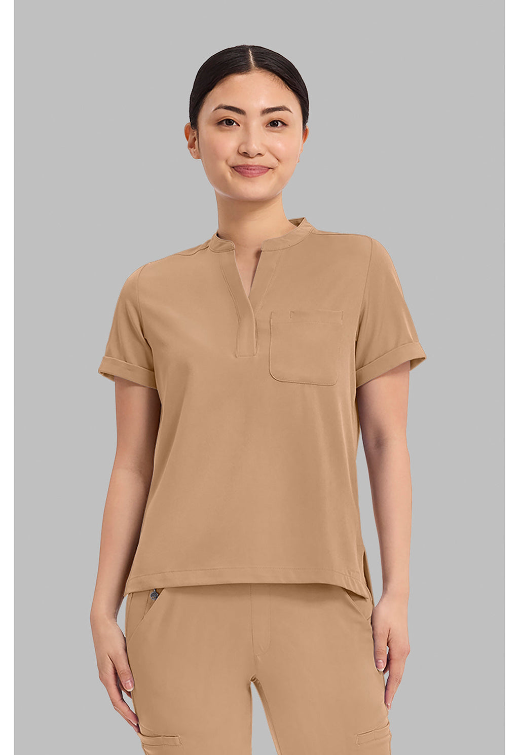 HH Works HH650 Women's Macy Scrub Top Sand Dunes