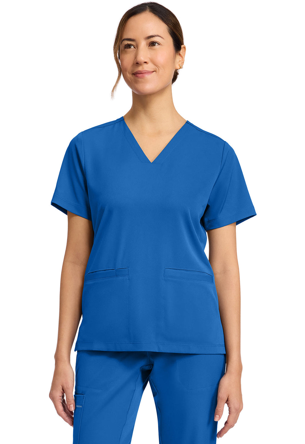 HH Works HH653 Women's 3-Pocket V-Neck Top Royal