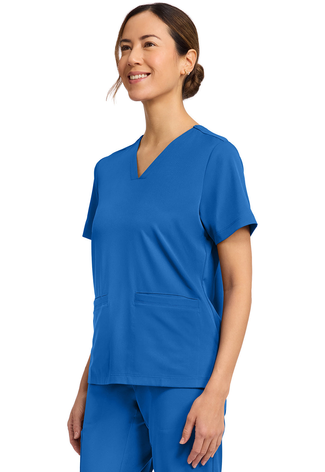 HH Works HH653 Women's 3-Pocket V-Neck Top Royal