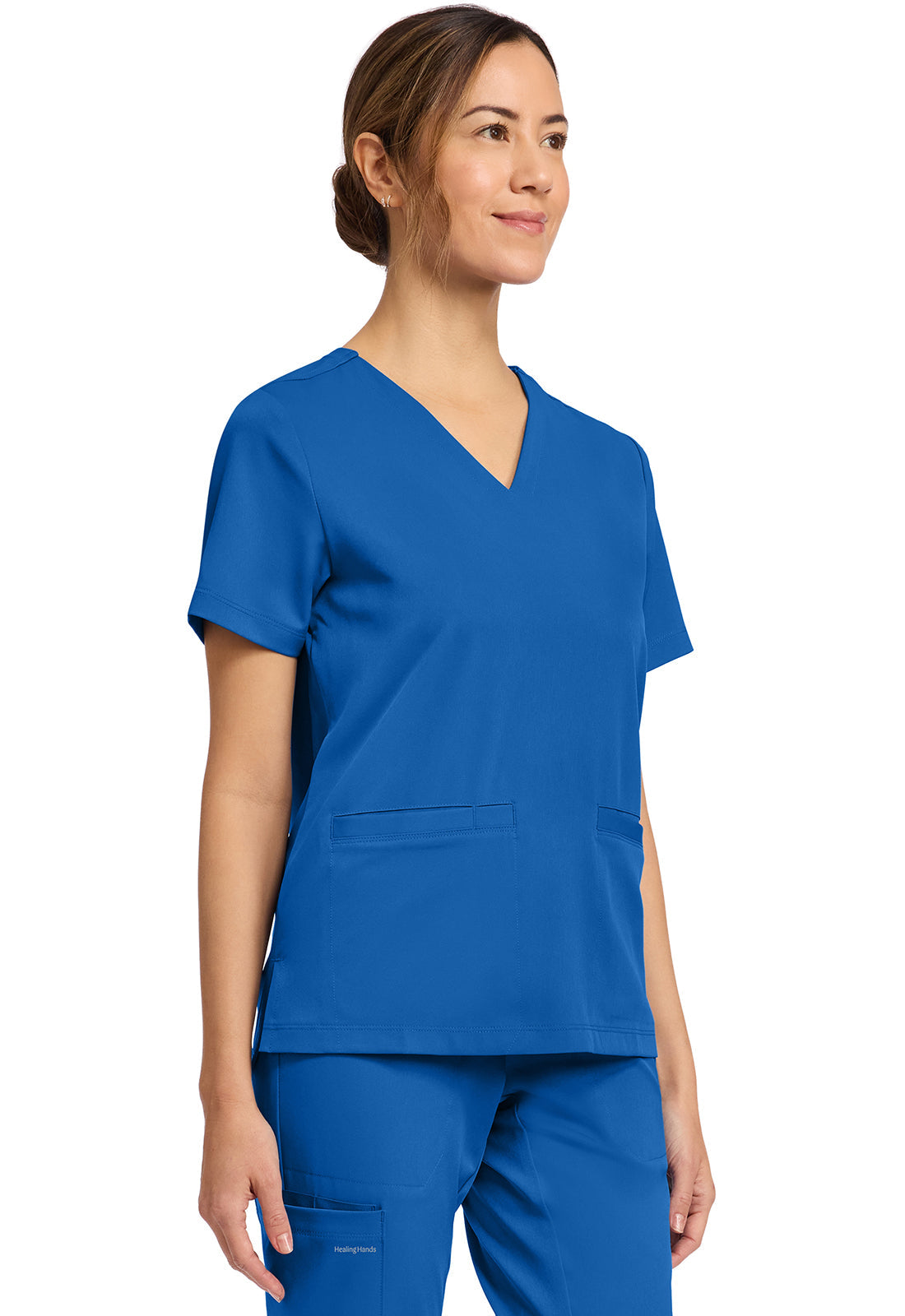 HH Works HH653 Women's 3-Pocket V-Neck Top Royal