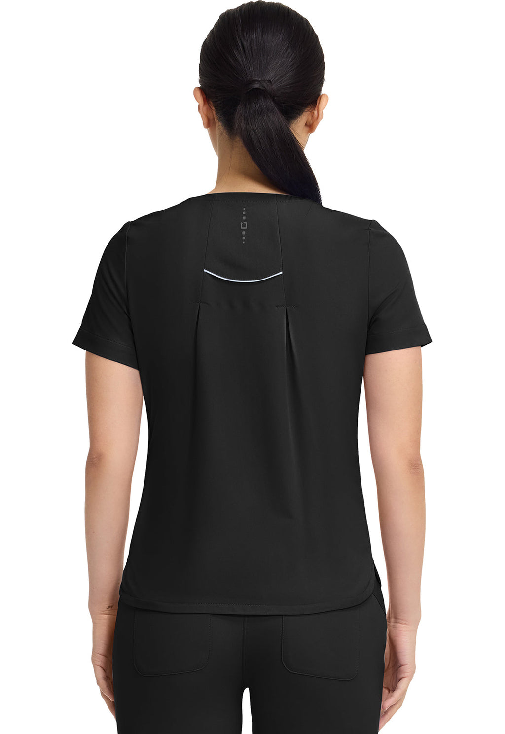 HH 360 HH702 Women's Crew Neck Scrub Top Black