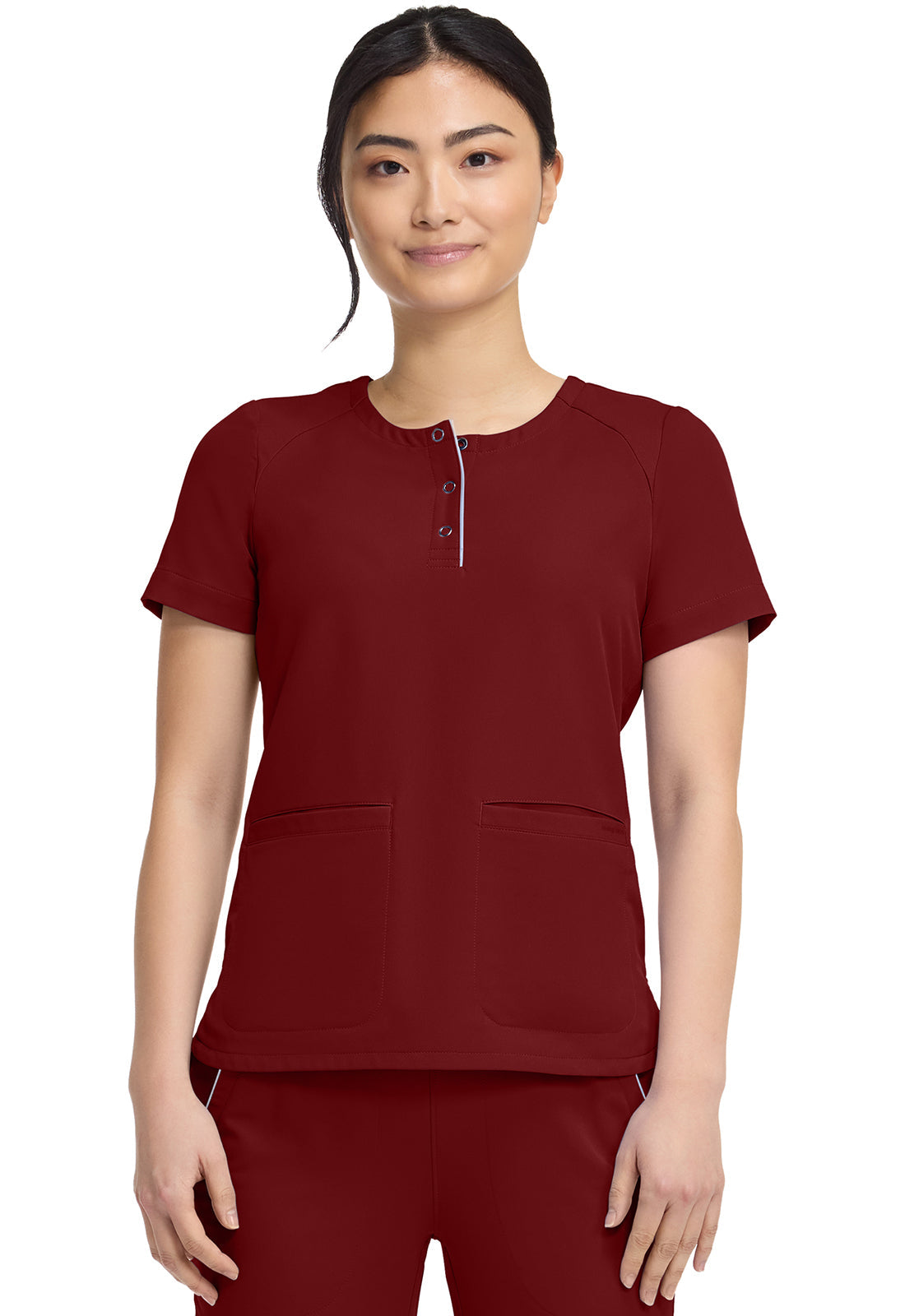 HH 360 HH702 Crew Neck Top Garnet Red