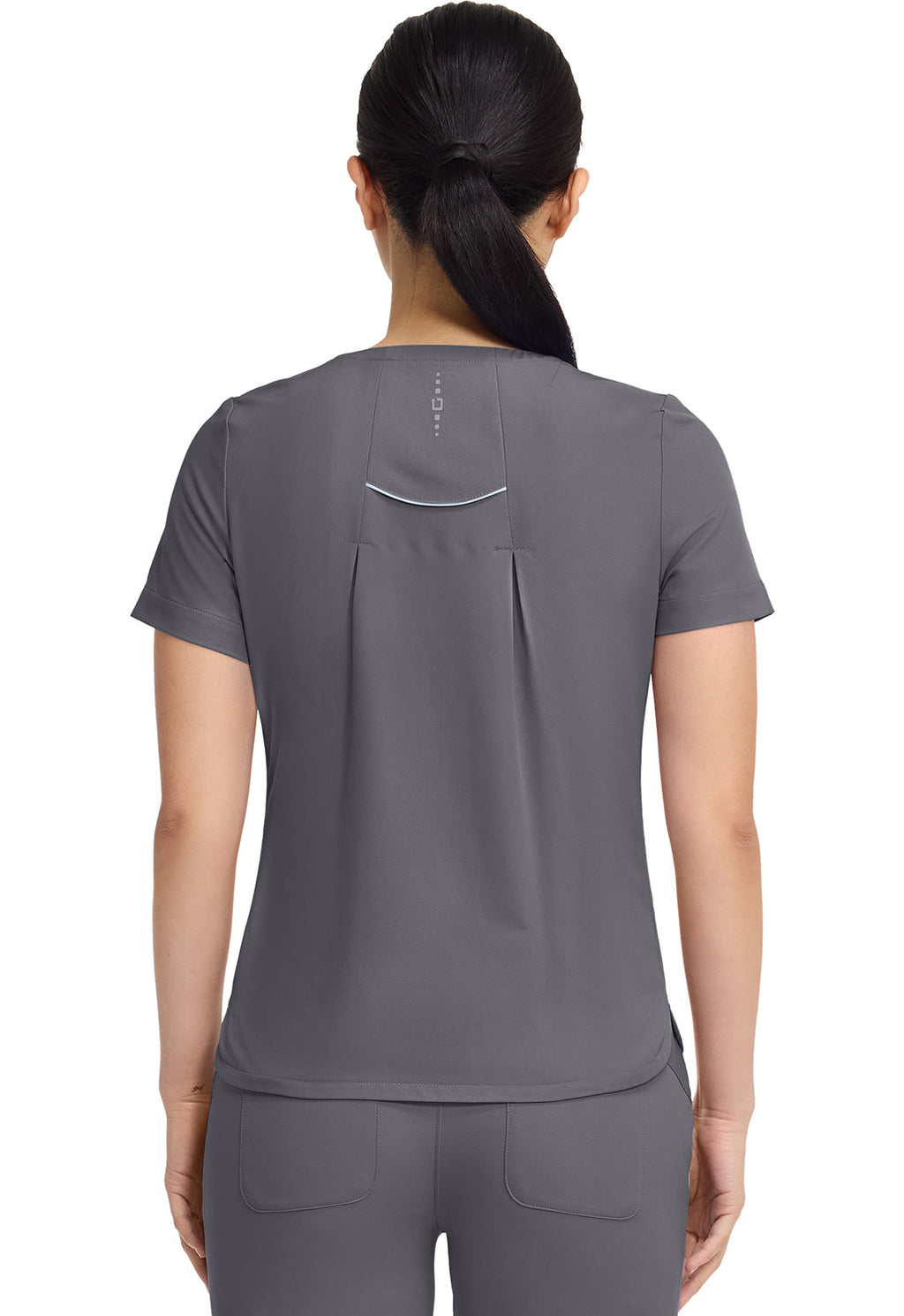 HH 360 HH702 Women's Crew Neck Scrub Top Pewter