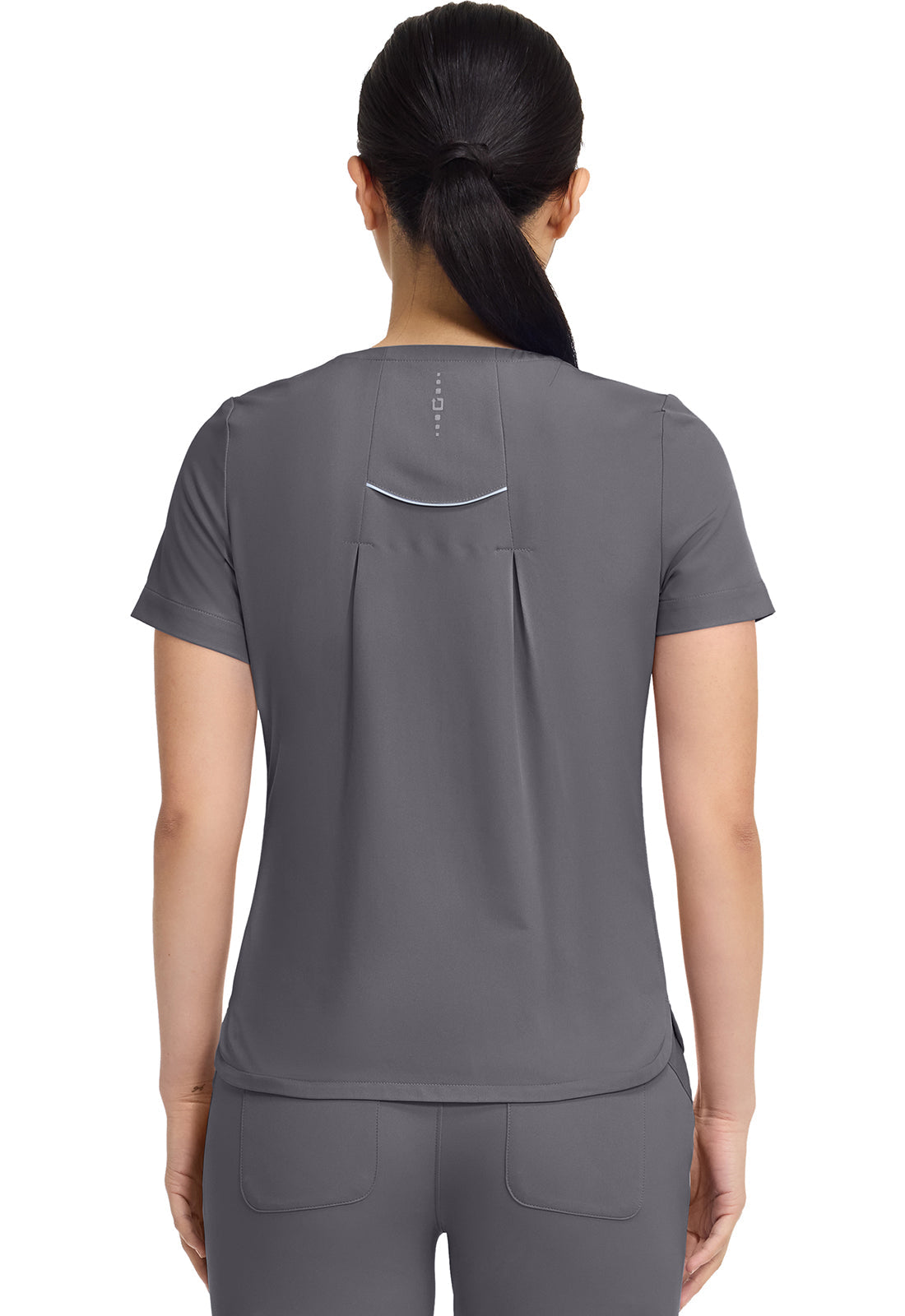 HH 360 HH702 Women's Crew Neck Scrub Top Pewter