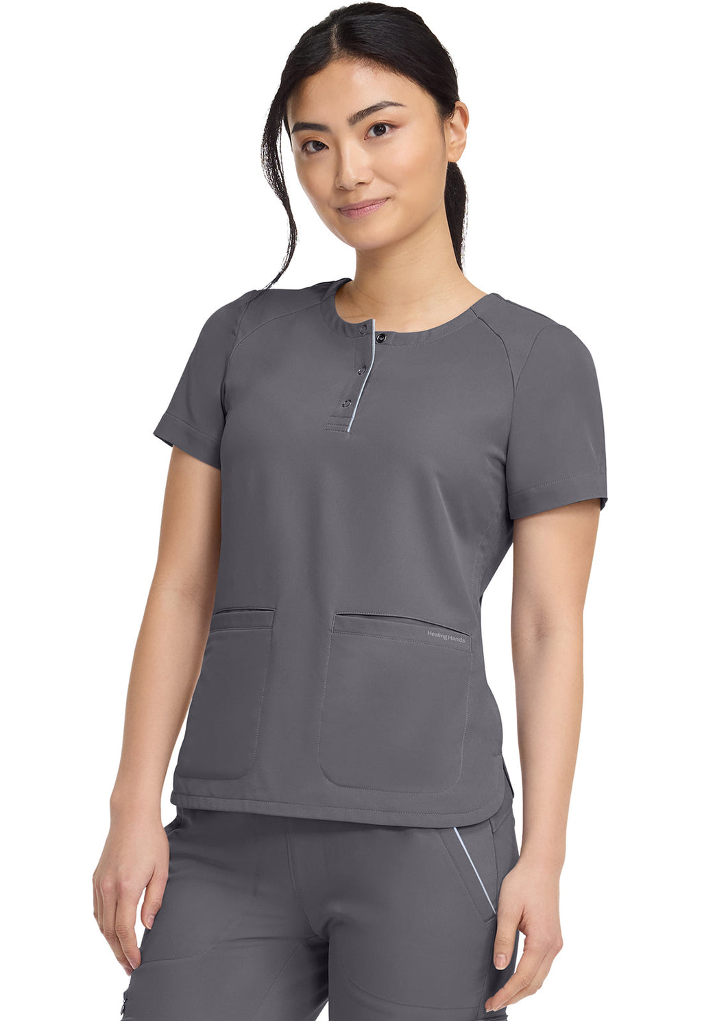 HH 360 HH702 Crew Neck Top Pewter