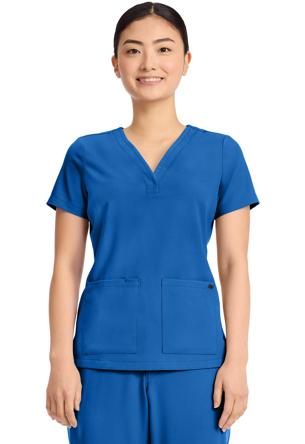 HH Quest HH751 Women's 3-Pocket Y-Neck Top Royal